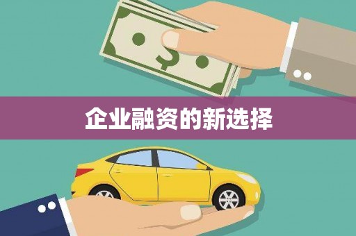 崇安企业融资的新选择