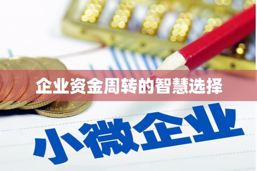 崇安企业资金周转的智慧选择