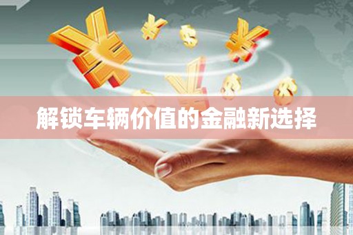崇安解锁车辆价值的金融新选择