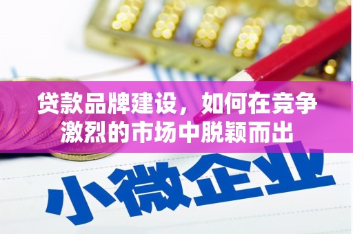 崇安贷款品牌建设，如何在竞争激烈的市场中脱颖而出