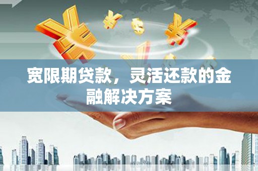 崇安宽限期贷款，灵活还款的金融解决方案
