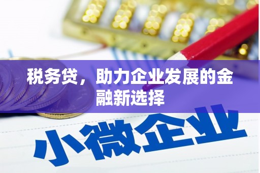 崇安税务贷，助力企业发展的金融新选择
