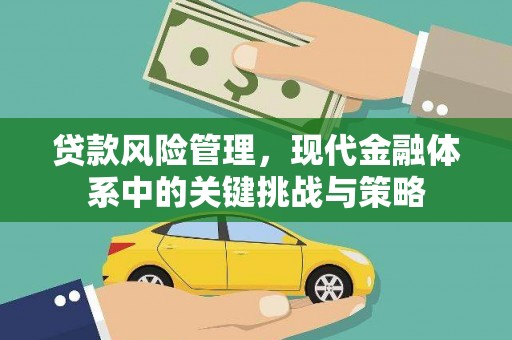 崇安贷款风险管理，现代金融体系中的关键挑战与策略