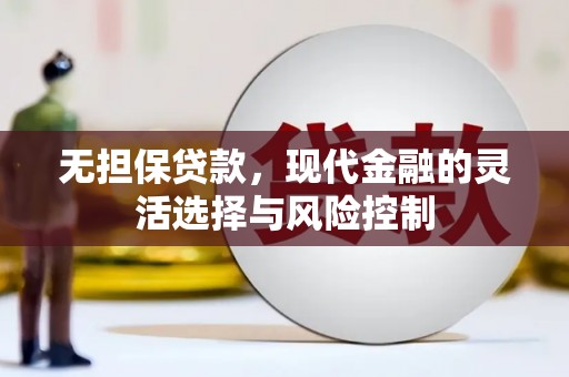 崇安无担保贷款，现代金融的灵活选择与风险控制