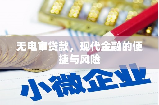 崇安无电审贷款，现代金融的便捷与风险