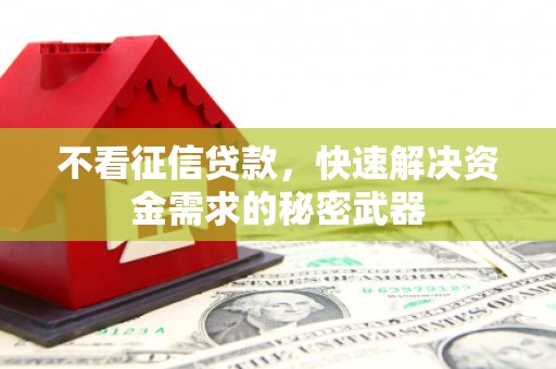 崇安不看征信贷款，快速解决资金需求的秘密武器