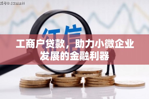 崇安工商户贷款，助力小微企业发展的金融利器