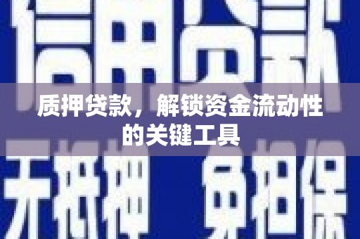 崇安质押贷款，解锁资金流动性的关键工具