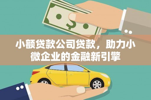 崇安小额贷款公司贷款，助力小微企业的金融新引擎