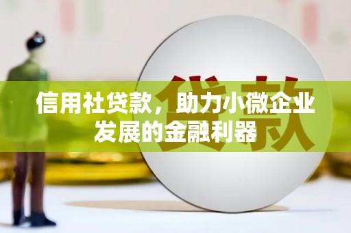 崇安信用社贷款，助力小微企业发展的金融利器