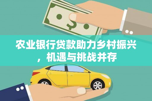 崇安农业银行贷款助力乡村振兴，机遇与挑战并存