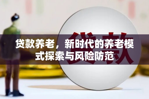 崇安贷款养老，新时代的养老模式探索与风险防范