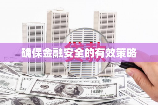 崇安确保金融安全的有效策略
